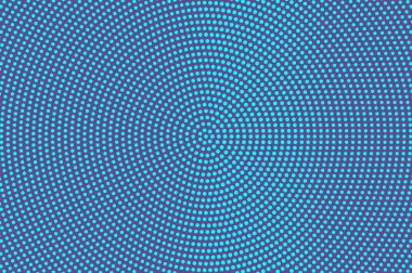 Mavi mor noktalı yarım ton. Dikey ince Noktalı Gradyan. Yarım ton vektör arka plan.