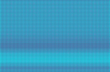 Mavi mor noktalı yarım ton. Düzgün yatay noktalı degrade. Yarım ton vektör arka plan.