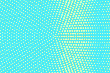 Turkuaz sarı noktalı yarım ton. Dikey grunge Noktalı Gradyan.