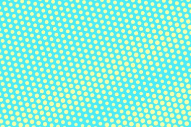 Turkuaz sarı noktalı yarım ton. Çapraz büyük boy Noktalı Gradyan.