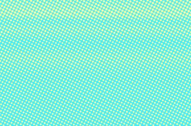 Turkuaz sarı noktalı yarım ton. Yatay küçük Noktalı Gradyan.