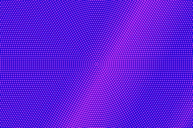 Mavi pembe noktalı yarım ton. Radyal ince Noktalı Gradyan. Yarım ton vektör arka plan.