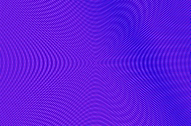 Mavi pembe noktalı yarım ton. Radyal düzgün noktalı degrade. Yarım ton vektör arka plan.