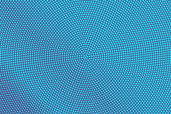 Demi-teinte bleu violet pointillé. Gradient en pointillés centrés lisses. Fond vectoriel demi-ton . — Image vectorielle