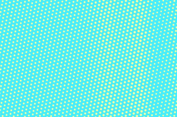 Demi-teinte jaune turquoise pointillée. Gradient vertical pointillé clairsemé . — Image vectorielle
