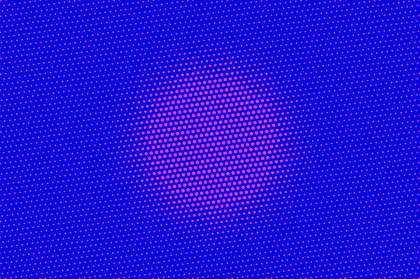 Blau rosa gepunkteter Halbton. rundes kontrastreiches Gefälle. Halbtonvektorhintergrund. — Stockvektor