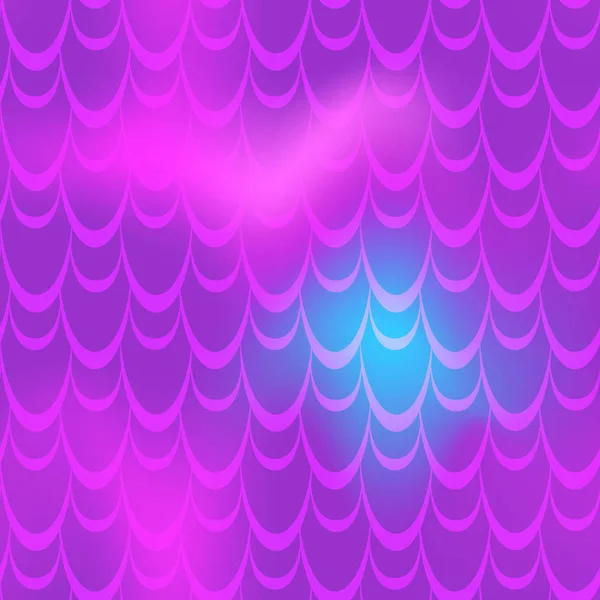 Neon fialová mořská panna vektorové pozadí. Vícebarevné duhové pozadí. — Stockový vektor