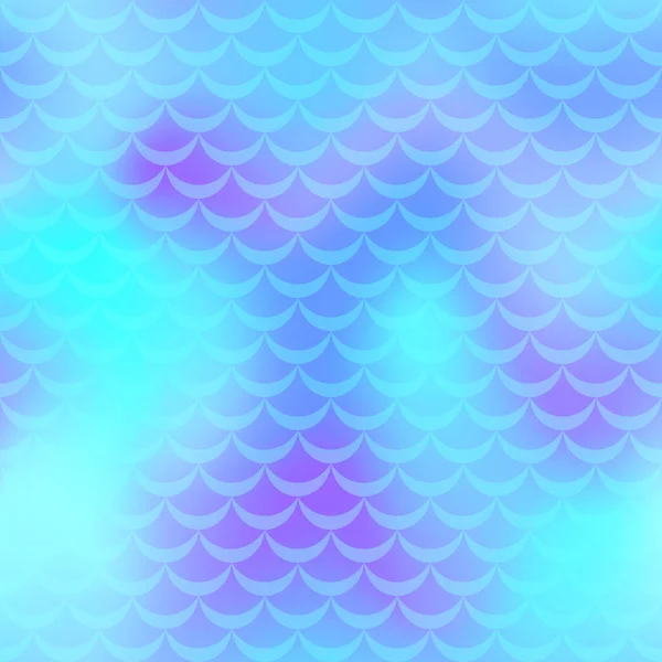 Голубая бирюзовая русалка на векторном фоне. Холодный цветной радужный фон . — стоковый вектор