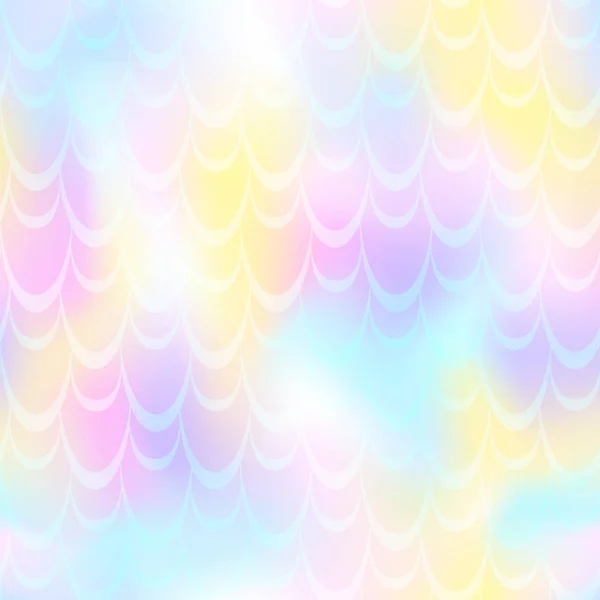 Pastel roze zeemeermin huid vector achtergrond. Veelkleurige iriserende achtergrond. — Stockvector