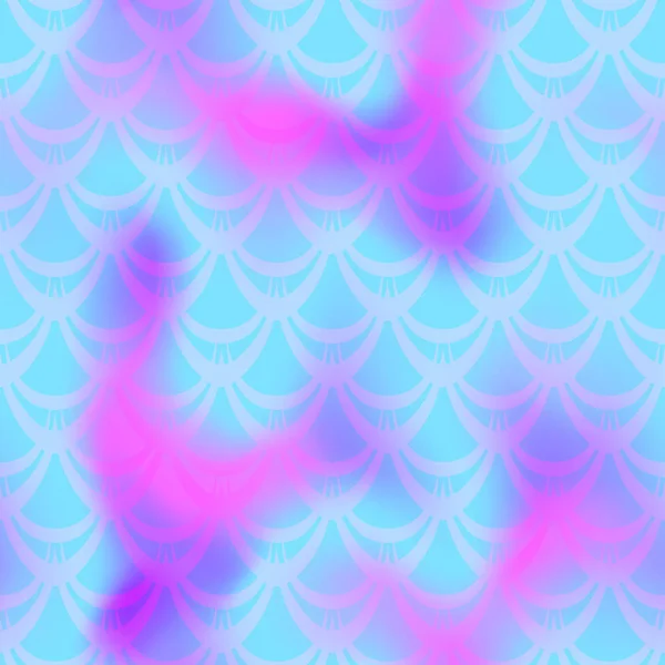 Векторный фон розовой русалки. Холодный гамма-радужный фон . — стоковый вектор