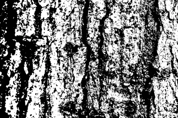 透明な背景に木目調のテクスチャベクトル 老木の樹皮装飾 ヴィンテージ効果のためのダークウッドの樹皮テクスチャオーバーレイ グリットとノイズで風化し 粗い表面 木材の質感 — ストックベクタ