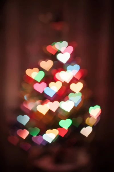 Abstract heart bokeh — Stock Photo, Image