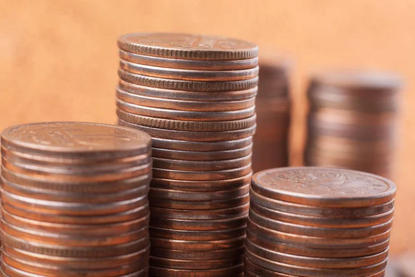 Stacks of coins — Stock Photo, Image