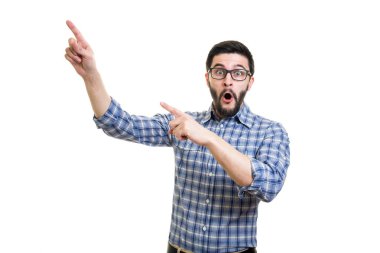 Adamın parmakları ile işaret