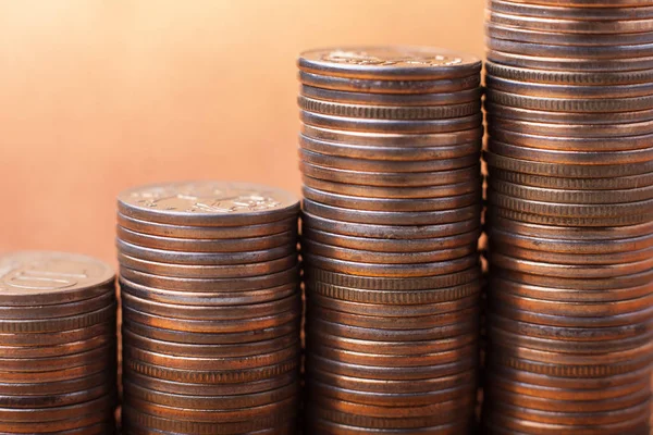 Stacks of coins — Stock Photo, Image
