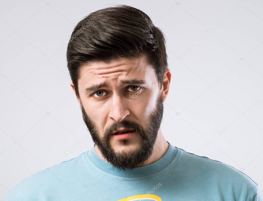 Bearded man portrait 