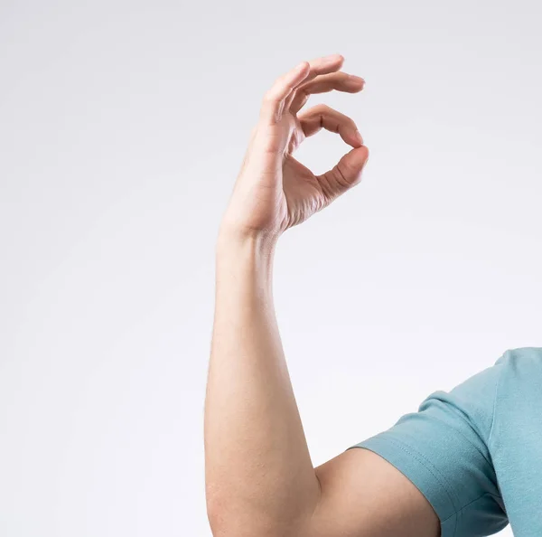 Okay sign by hand — Stock Photo, Image