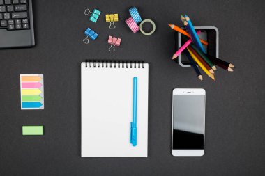 Üstten Görünüm ofis, banka donatımı