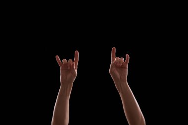 Rock konseri ellerde 