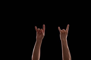 Rock konseri ellerde 