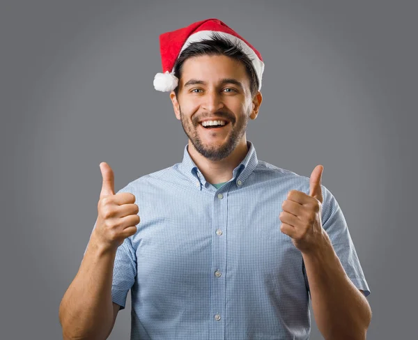 stock image Man in red hat