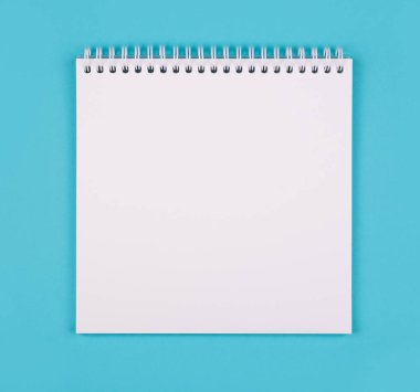 Empty white notepad clipart