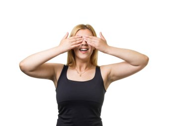 Genç huzurlu kadın