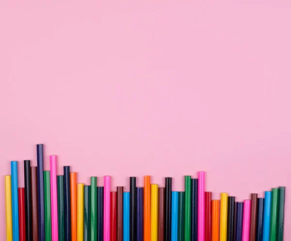 Conjunto de lápis coloridos — Fotografia de Stock