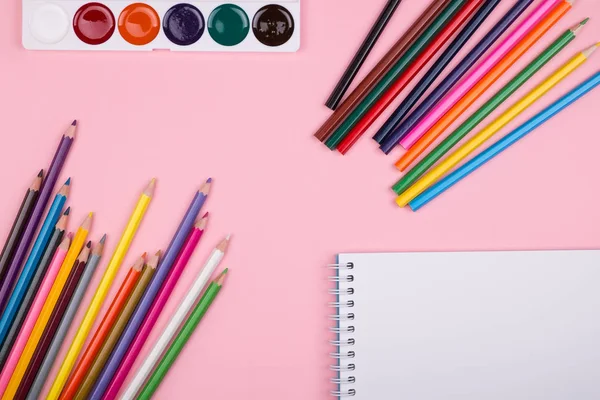 Set de creioane colorate — Fotografie, imagine de stoc