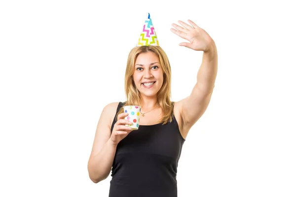 Young party girl — Stock Photo, Image