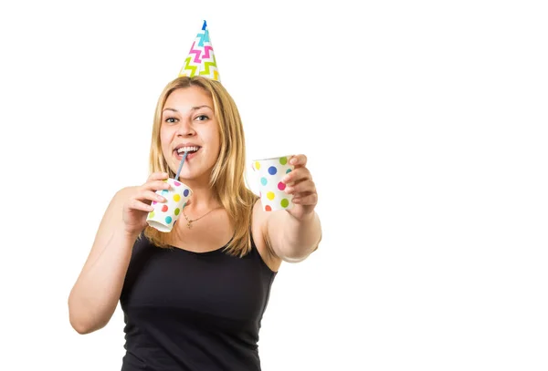 Young party girl — Stock Photo, Image