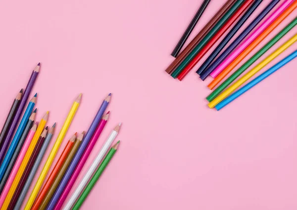 Conjunto de lápis coloridos — Fotografia de Stock