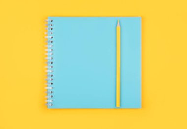 Boş beyaz not defteri