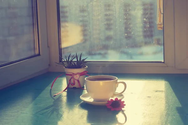 Dia dos Namorados, um bom começo para o dia para o seu favorito - ste — Fotografia de Stock