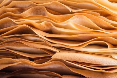 İnce krep yakın çekim