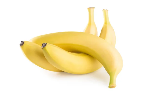 Un ramo de plátanos sobre un fondo blanco — Foto de Stock
