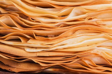 İnce krep yakın çekim