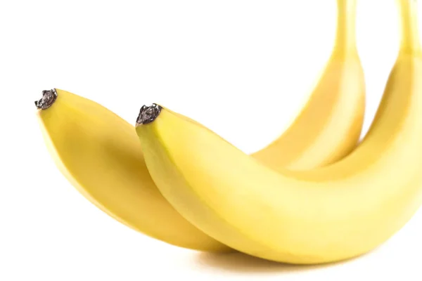 Een bos bananen op een witte achtergrond — Stockfoto