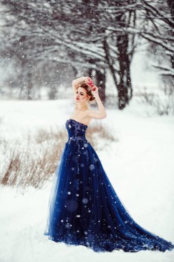 Karda kış fotoğraf çekimi.