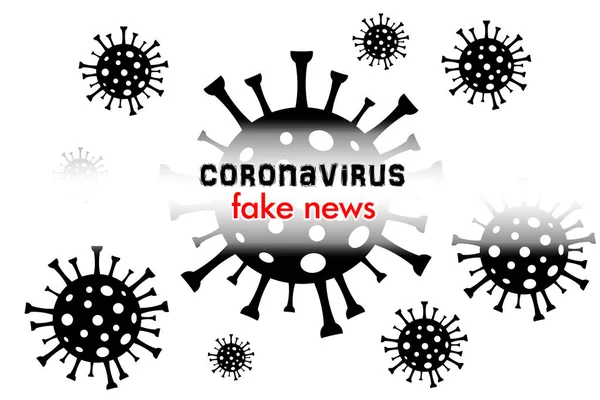 Coronavirus Fausses Nouvelles Personnalisées Pour Augmenter Panique Population — Photo