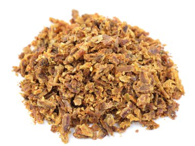 Beyaz arka plan üzerinde izole propolis granül