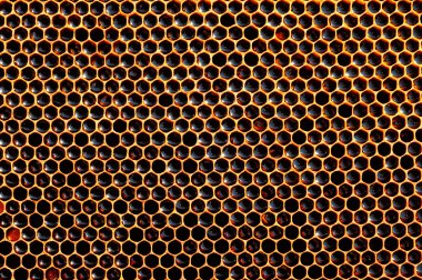 hücreleri, karanlık petek doğal arka plan taze bal