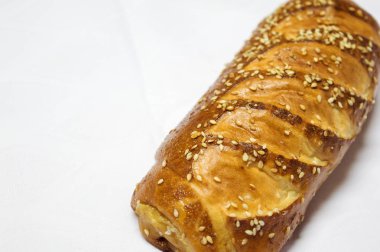 Rulo, Beyaz Arka Plan Üzerine İzole Pasta