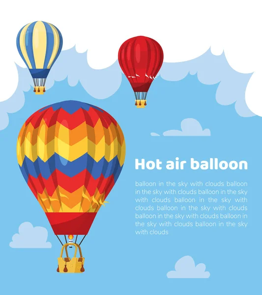 Düz sıcak hava balonu