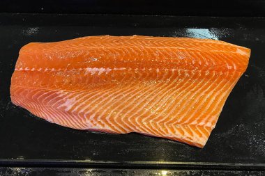 Somon Balık hazır Pazar veya mağaza Satılık