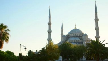 İstanbul 'daki Mavi Cami, Türkiye. Sultanahmet Camii.