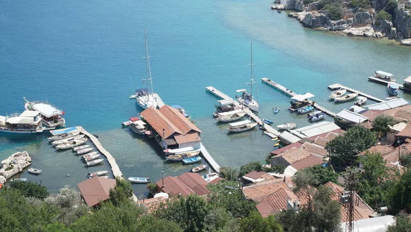 Kalekoy ( Simena Ancient City ), Kekova - Antalya, TURKEY — Stock Photo, Image