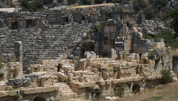 Myra oude stad in Demre, Antalya - Turkije — Stockfoto