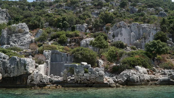 Kekova Adası, Antalya - Türkiye'nin Antik kentin kalıntıları