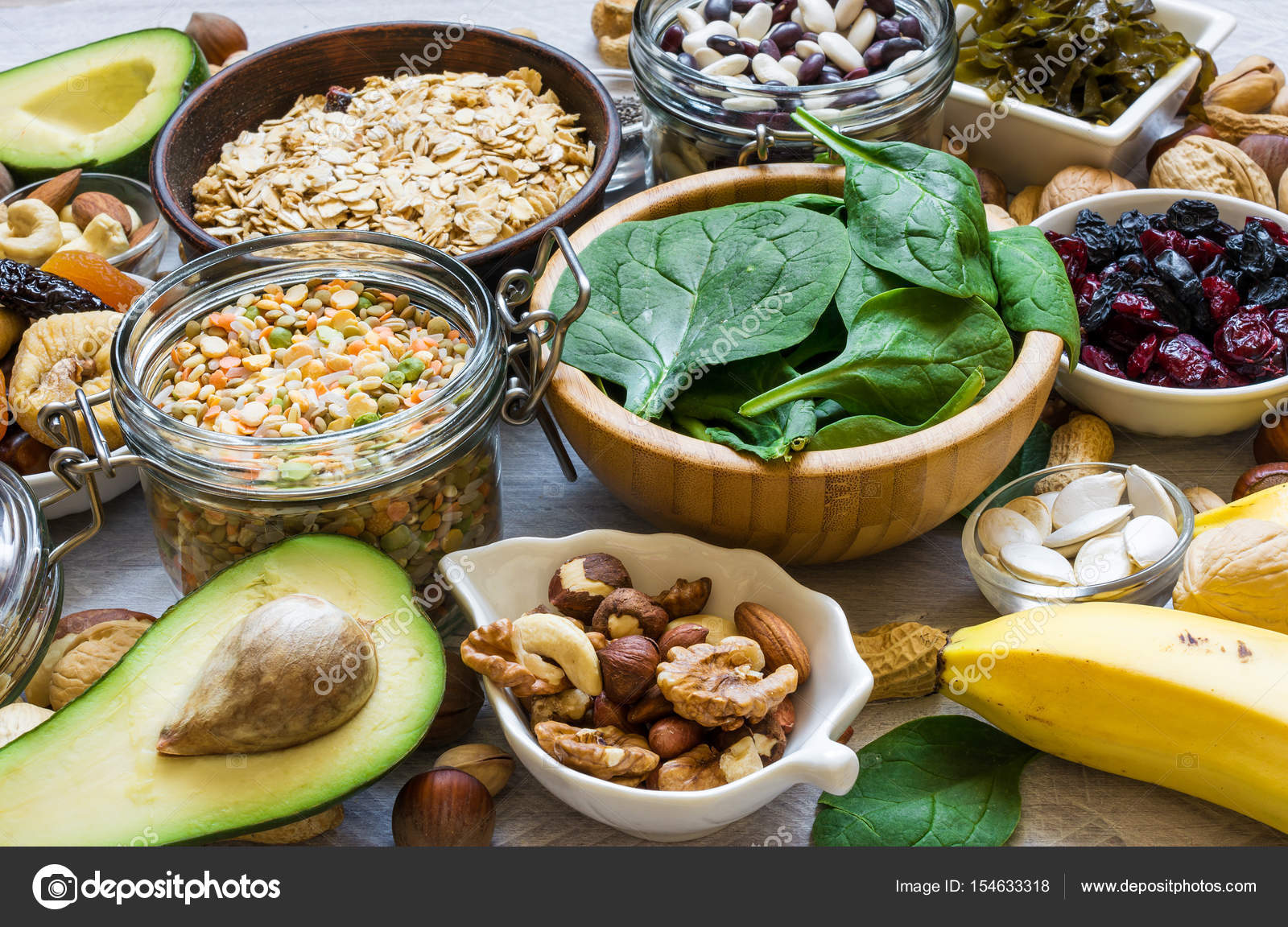 Magnesio y con alimentos potasio